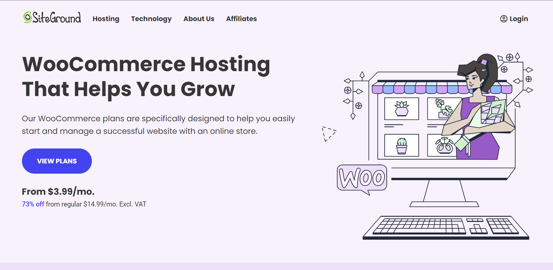 site groung web hosting